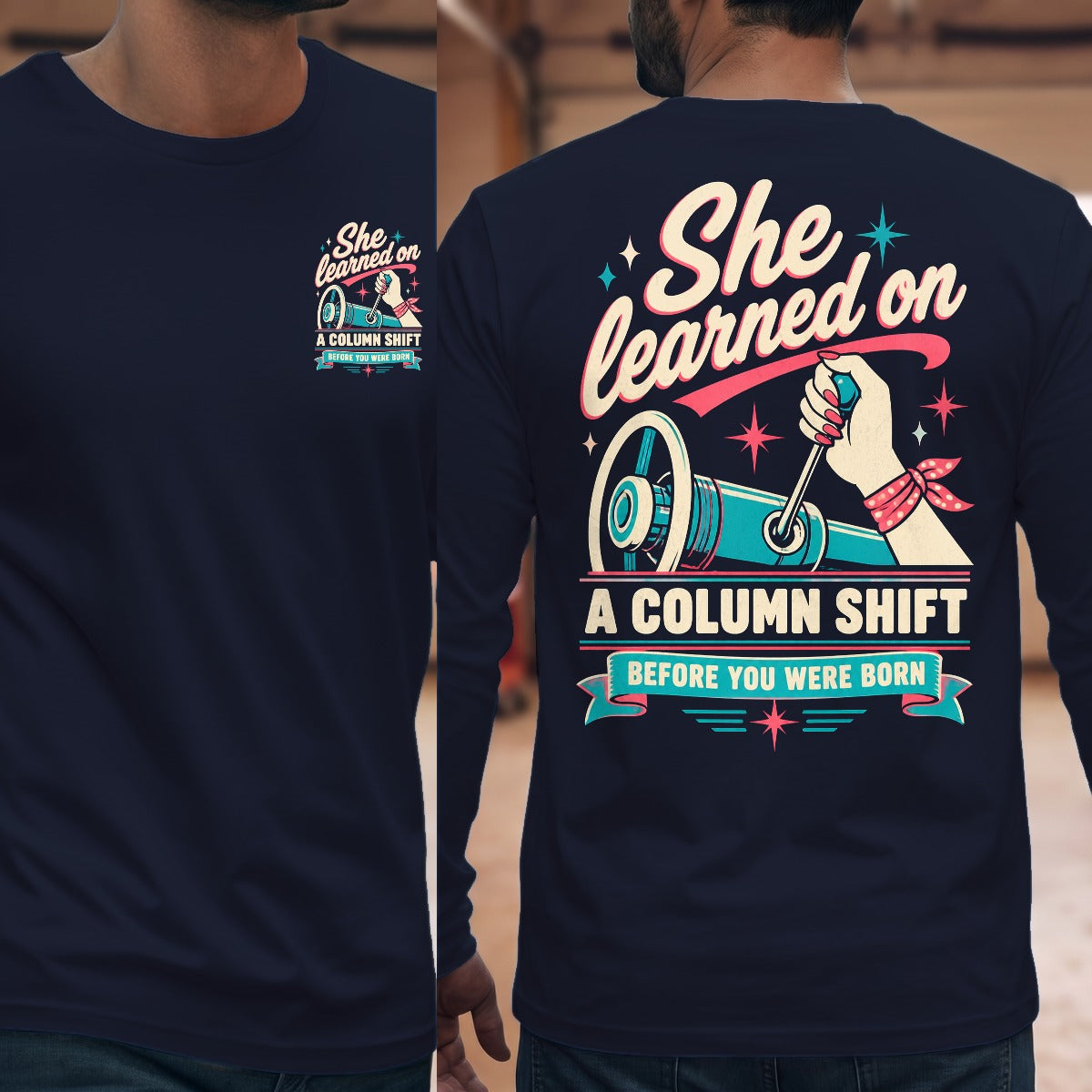 Navy | Front & Back