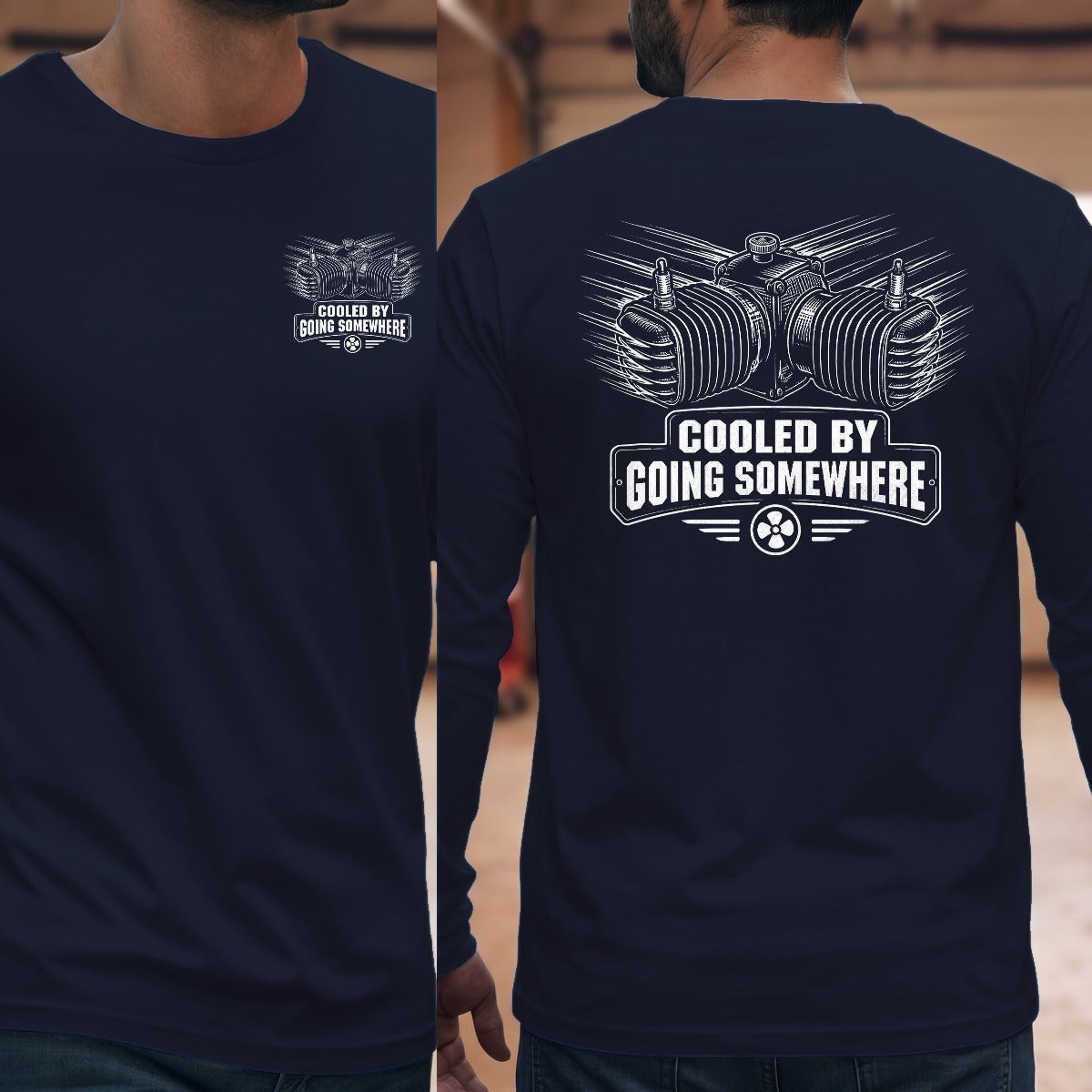 Navy | Front & Back
