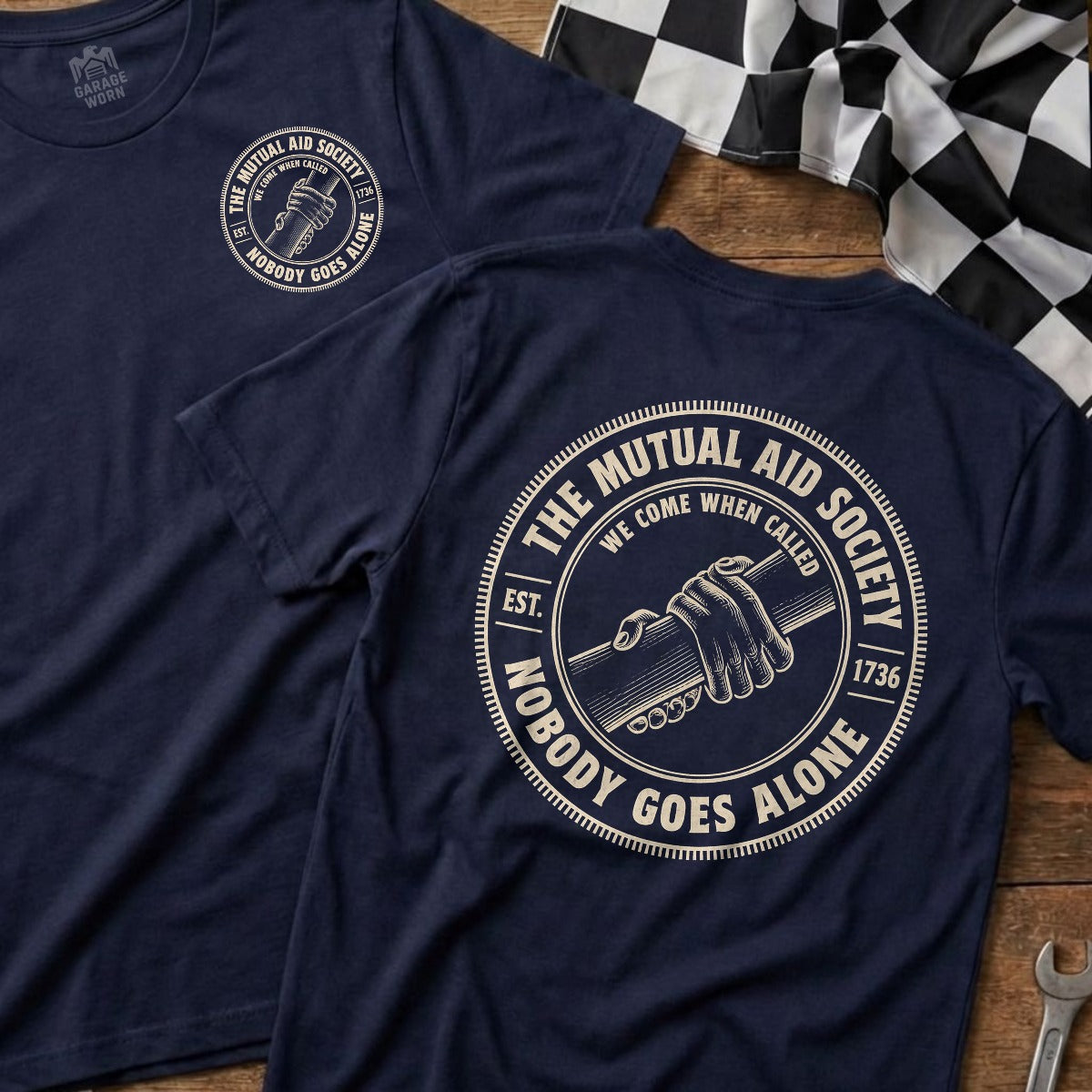 Navy | Front & Back