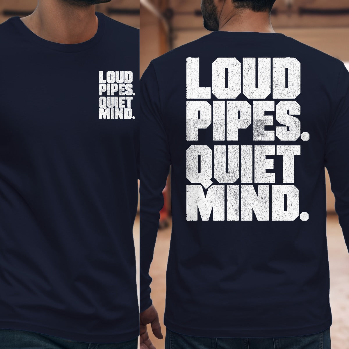 Navy | Front & Back