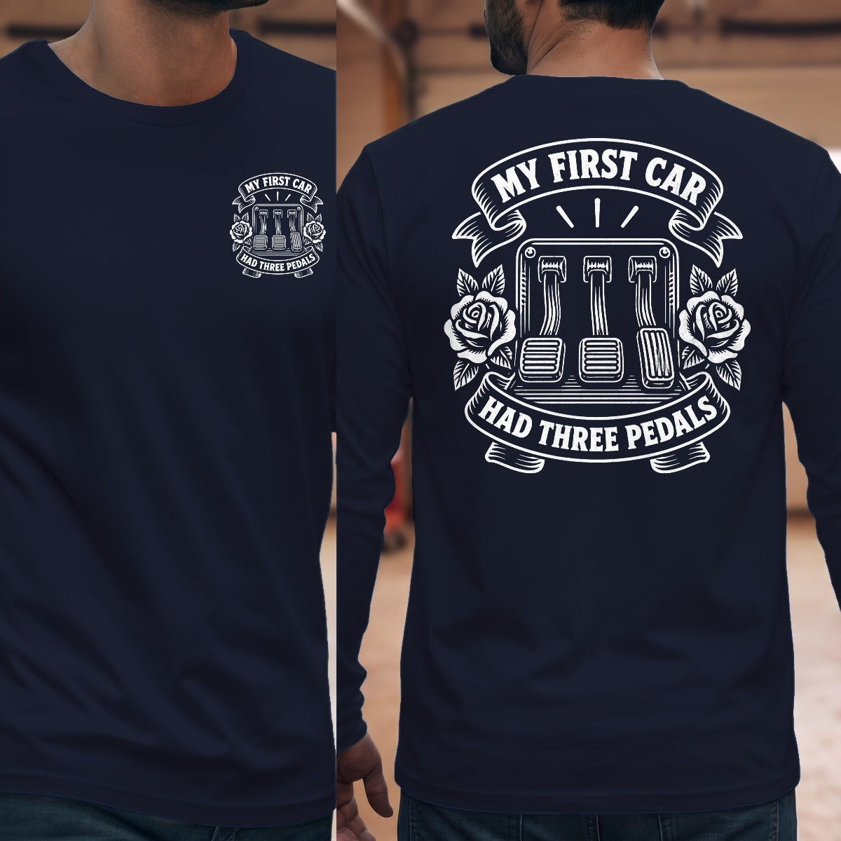 Navy | Front & Back