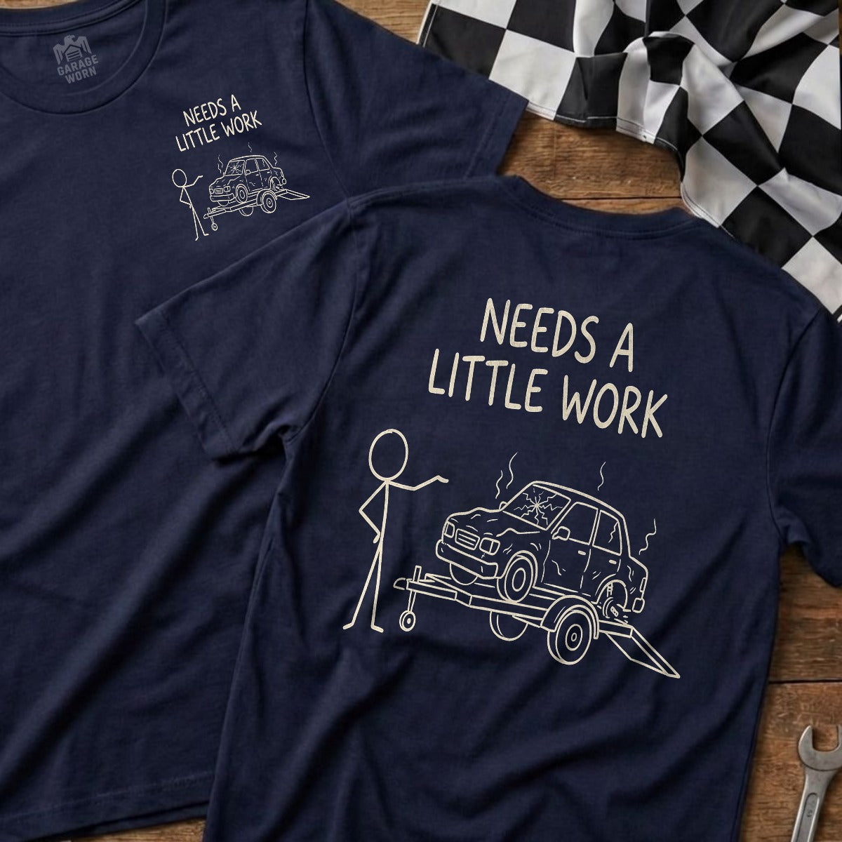 Navy | Front & Back