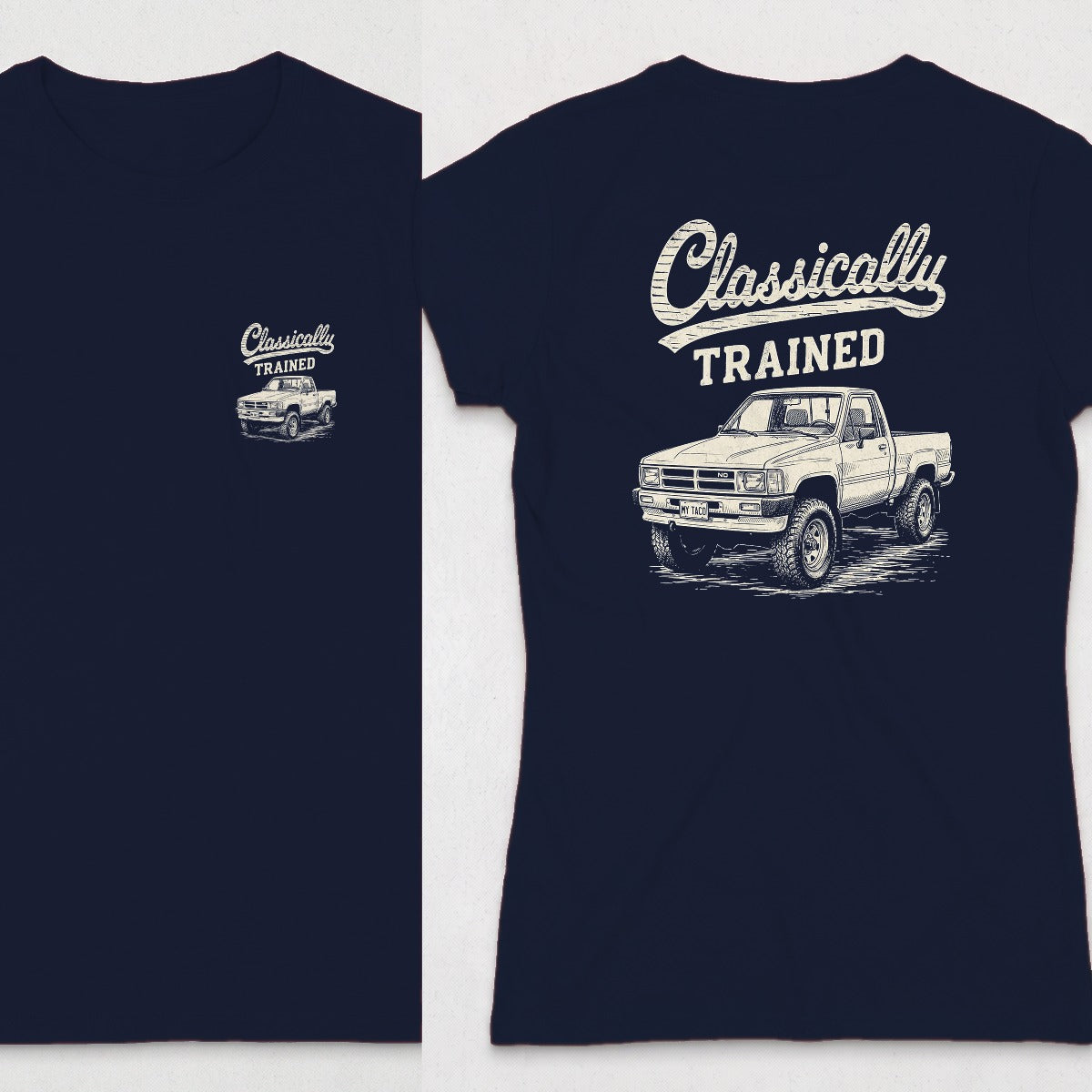 Navy | Front & Back