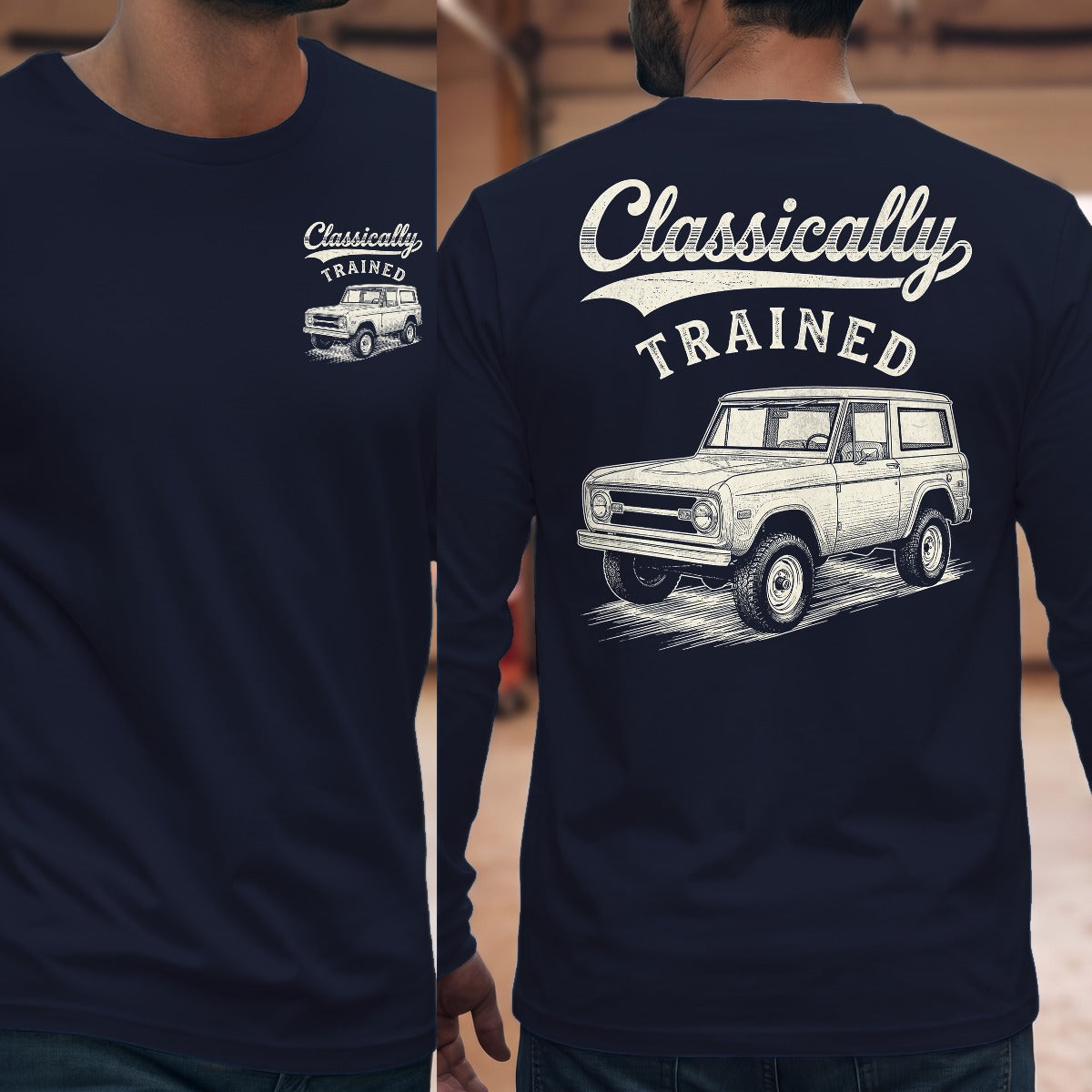 Navy | Front & Back