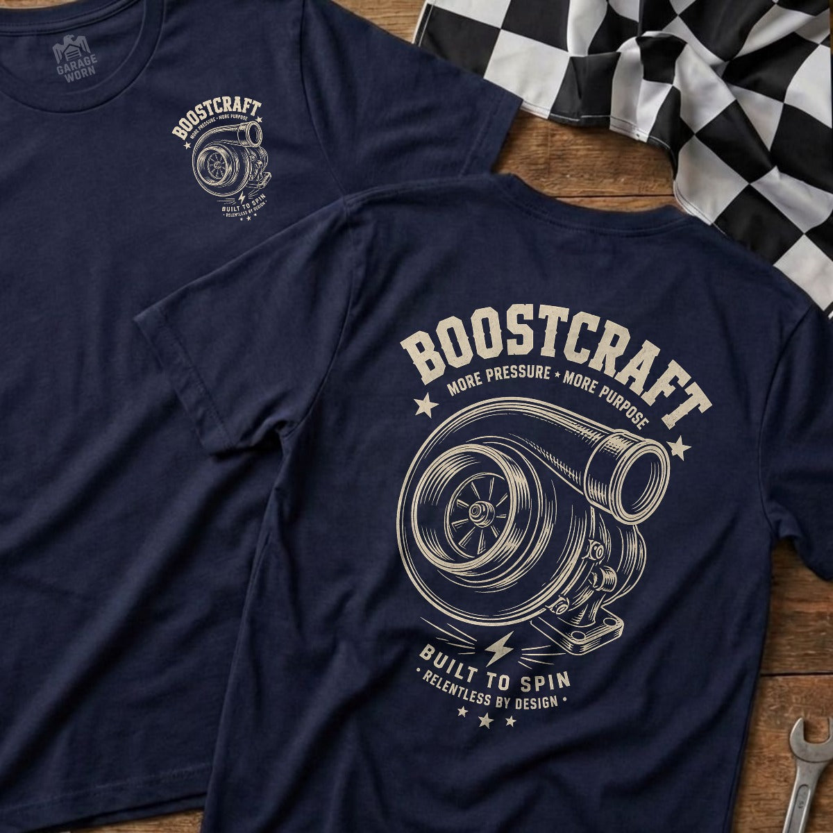Navy | Front & Back