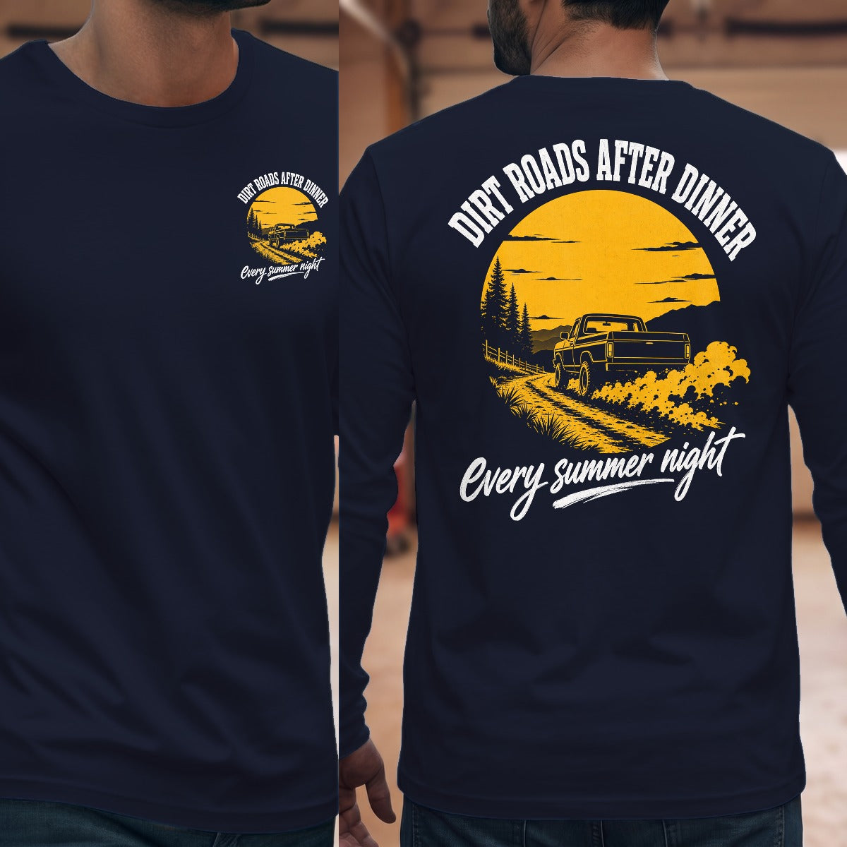 Navy | Front & Back