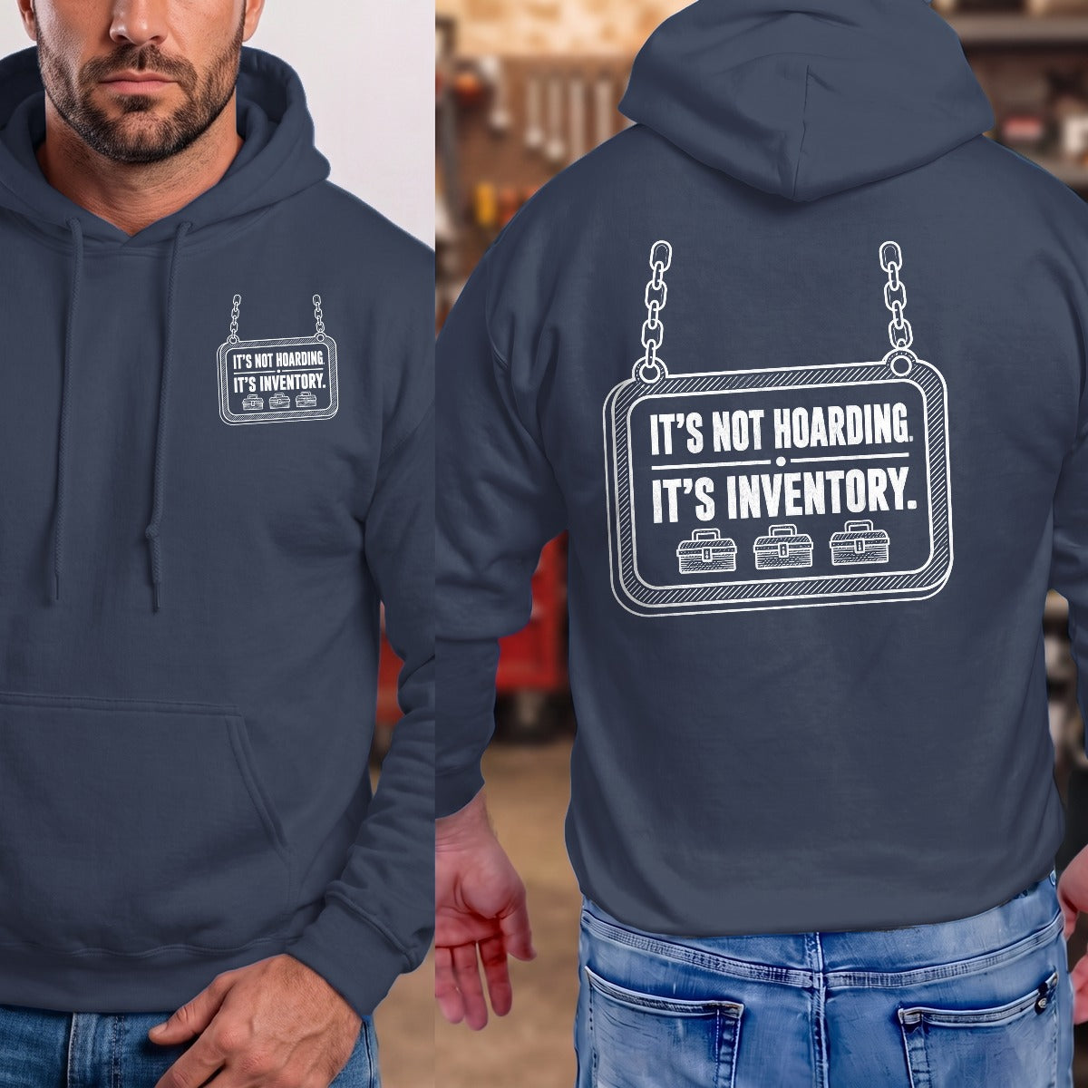Navy | Front & Back