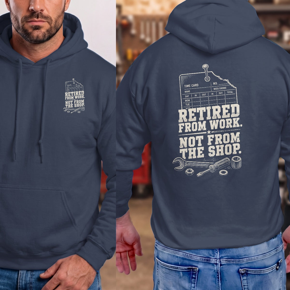 Navy | Front & Back