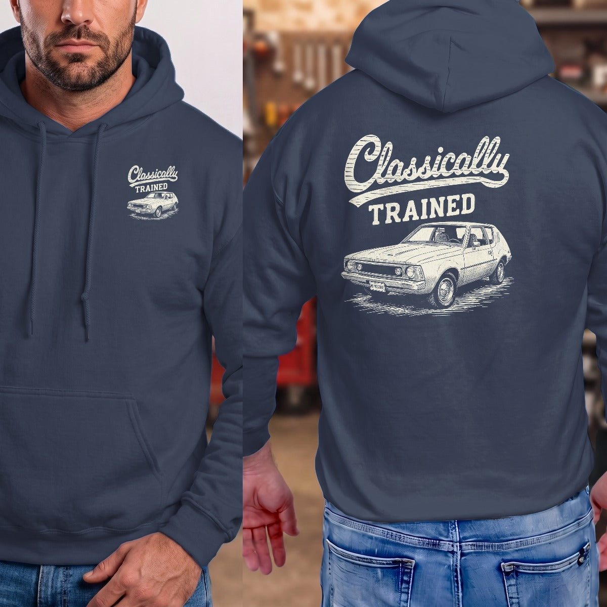 Navy | Front & Back