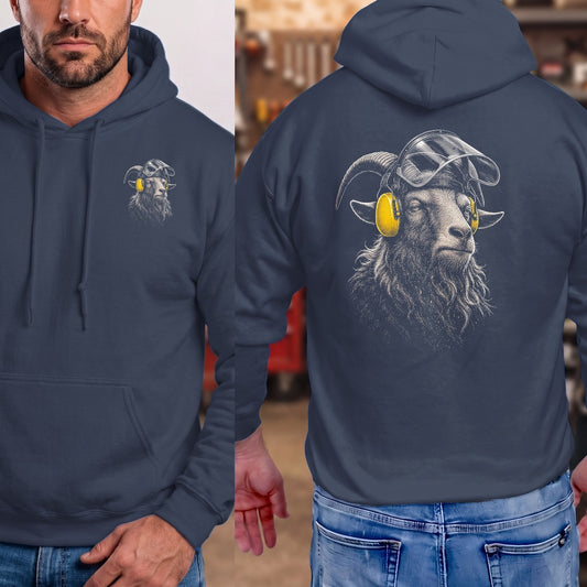 Navy | Left Chest + Back