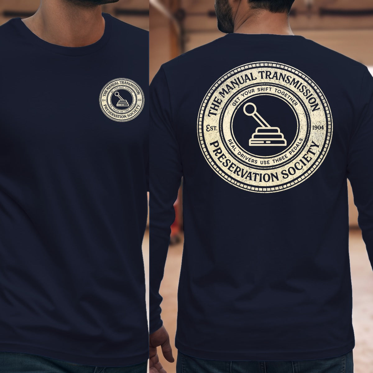 Navy | Front & Back