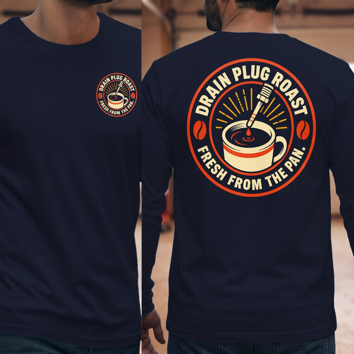 Navy | Front & Back