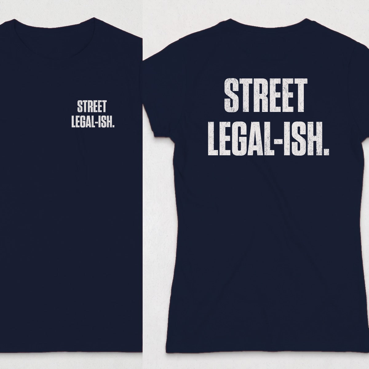 Navy | Left Chest + Back