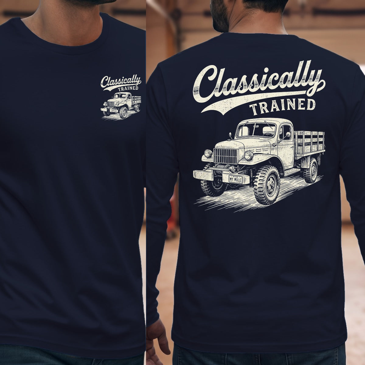Navy | Front & Back