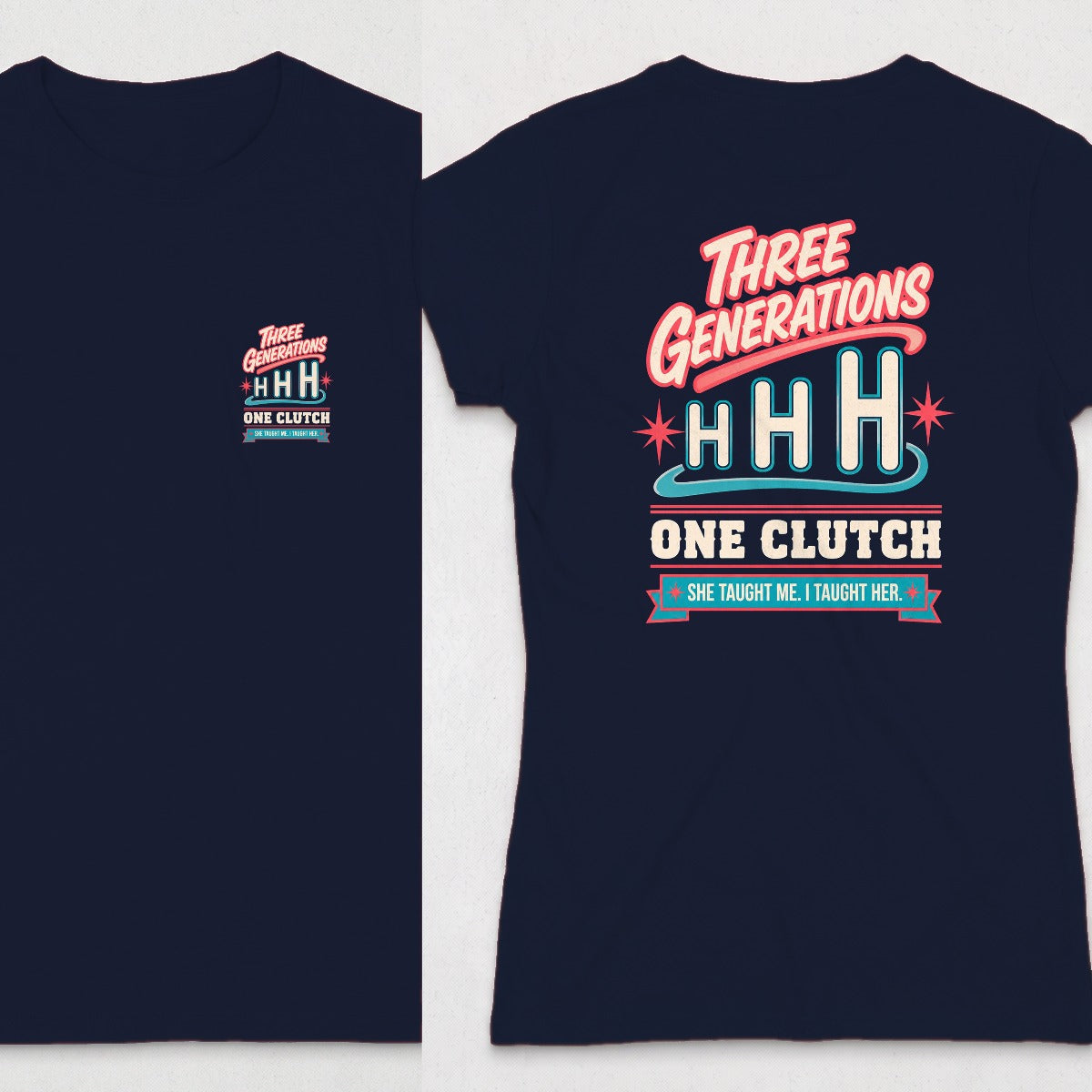Navy | Front & Back