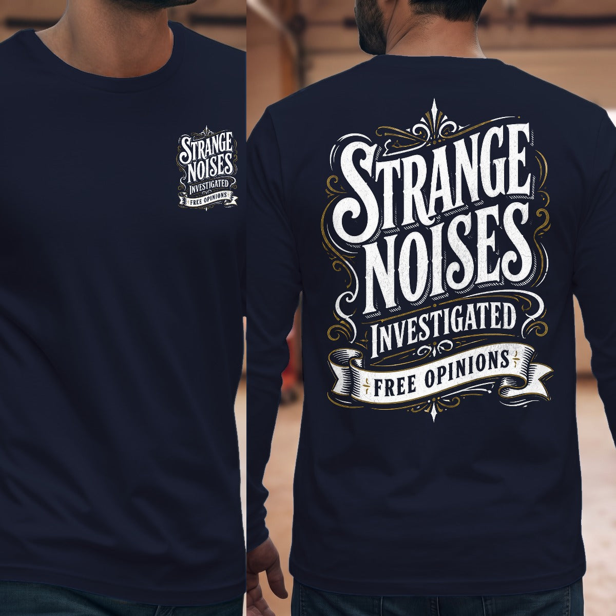 Navy | Front & Back
