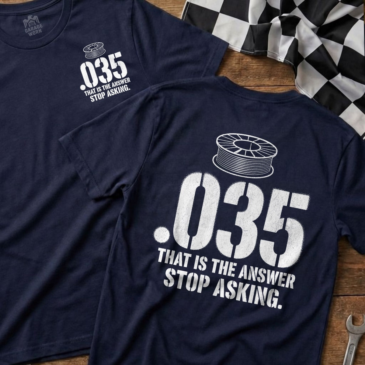 Navy | Front & Back