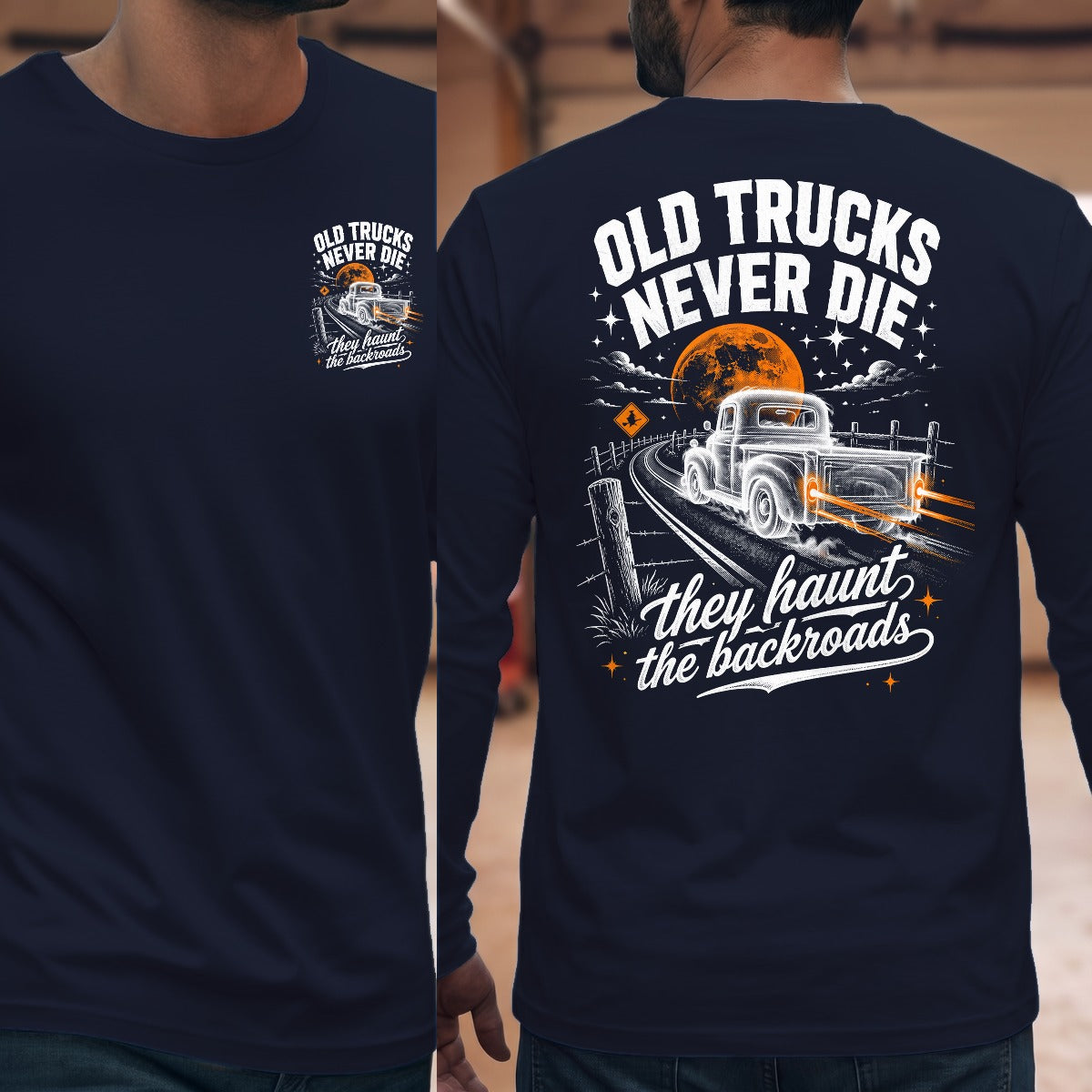 Navy | Front & Back