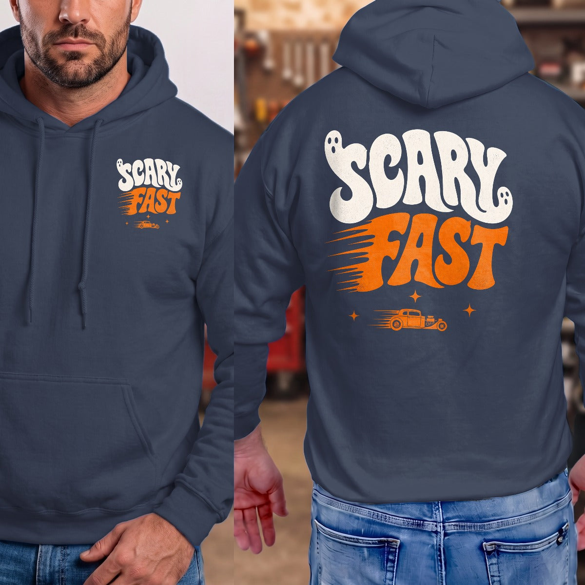 Navy | Front & Back