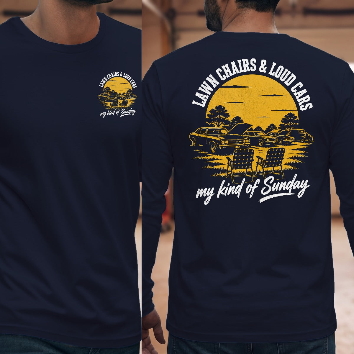 Navy | Front & Back
