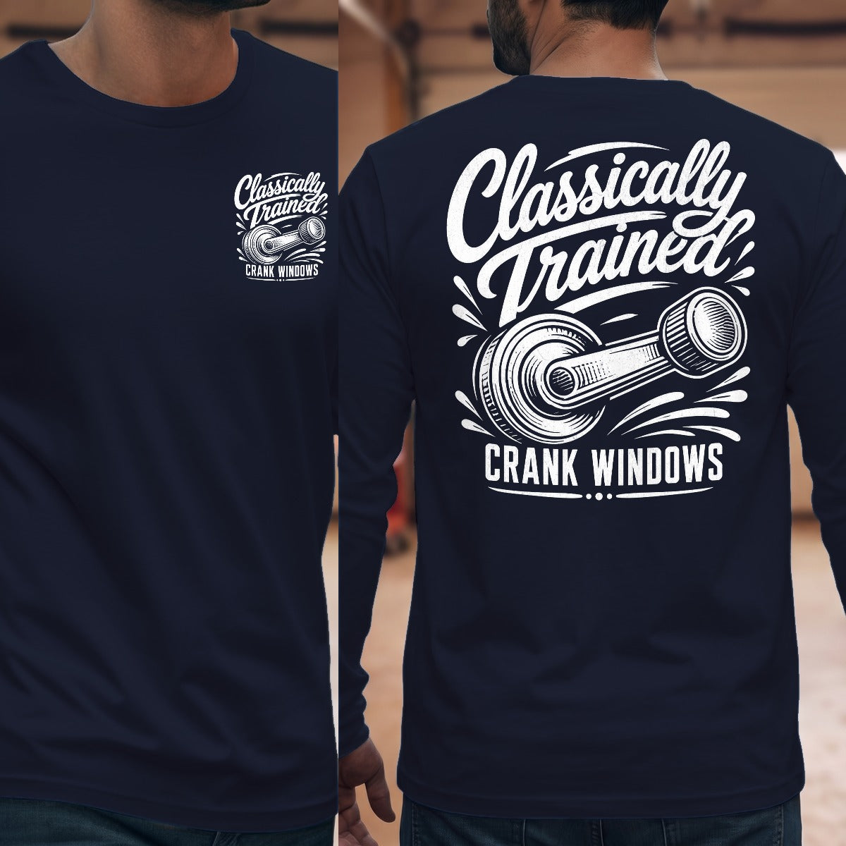 Navy | Front & Back