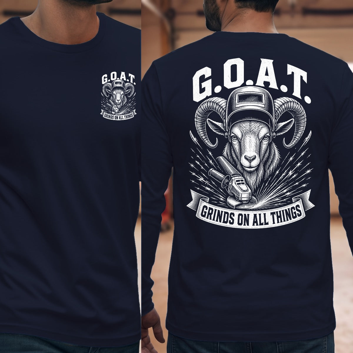 Navy | Front & Back