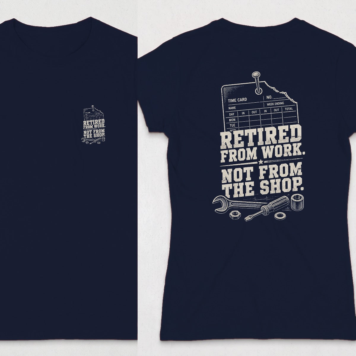 Navy | Front & Back