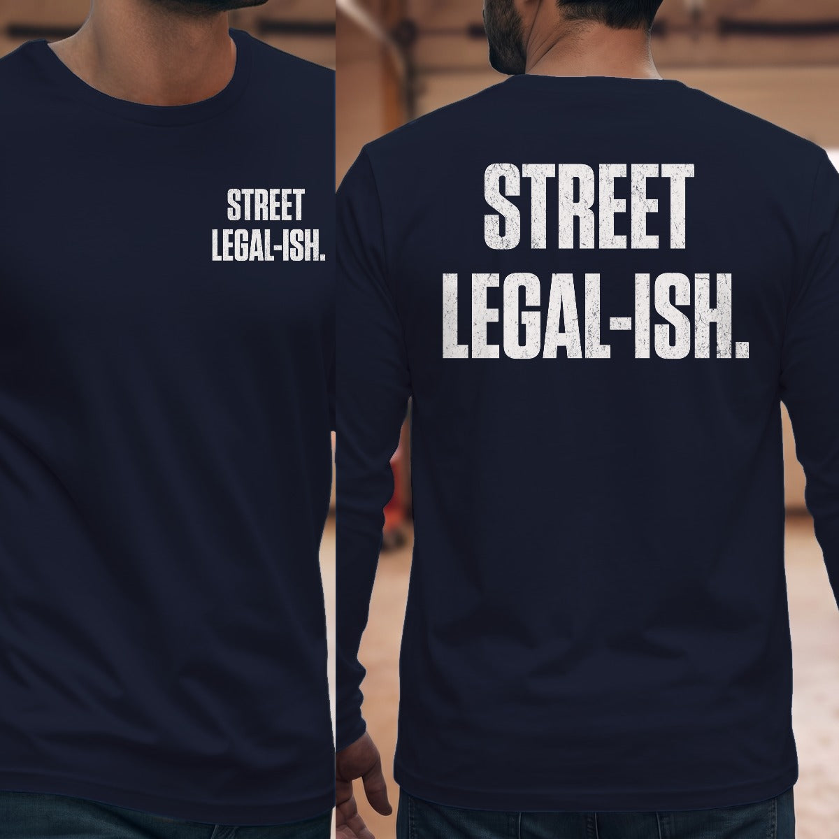 Navy | Front & Back