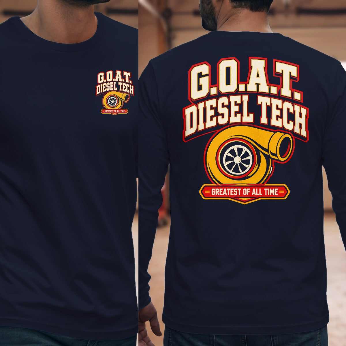 Navy | Front & Back