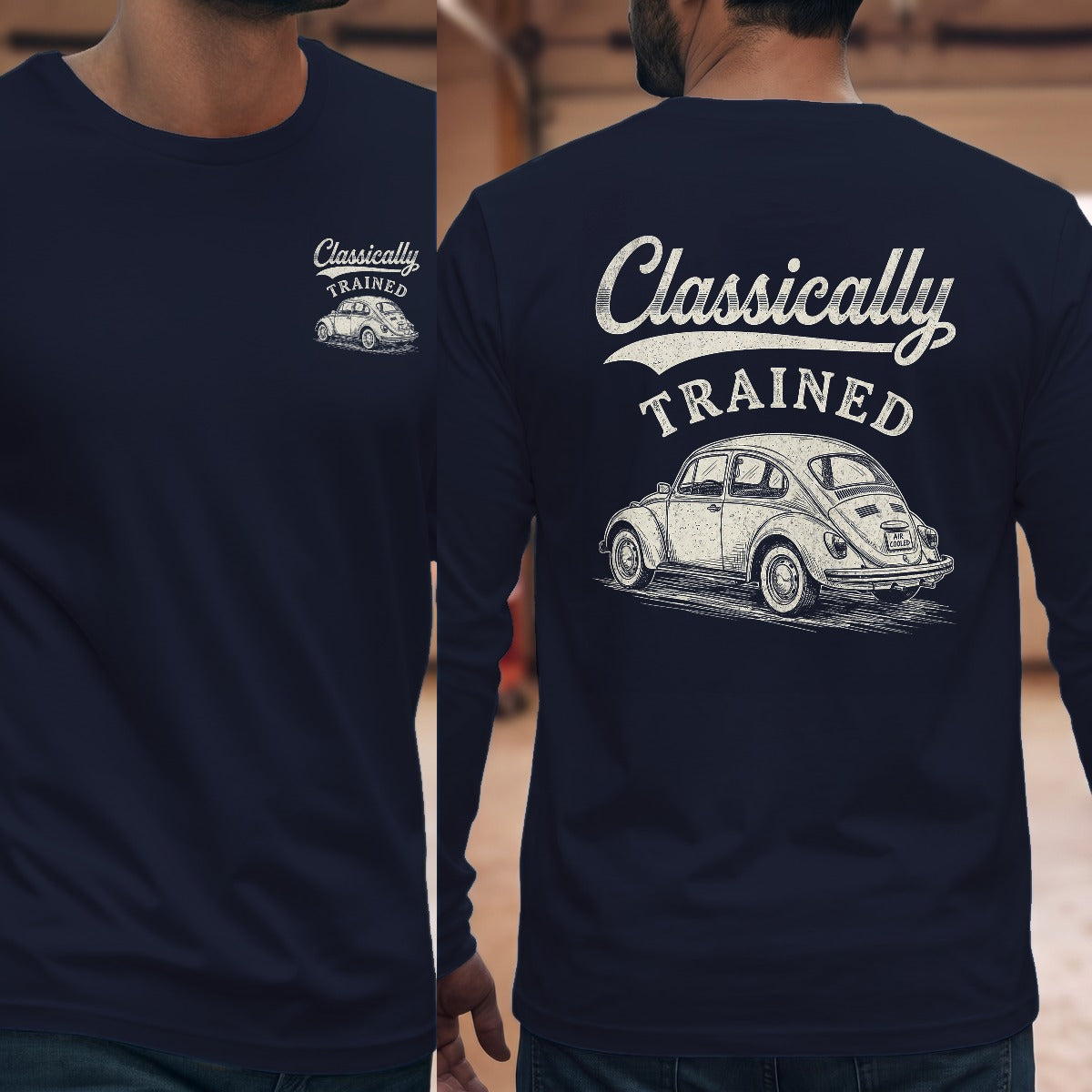 Navy | Front & Back