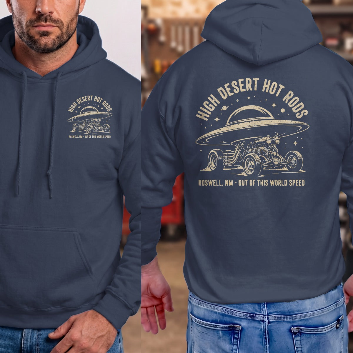 Navy | Front & Back