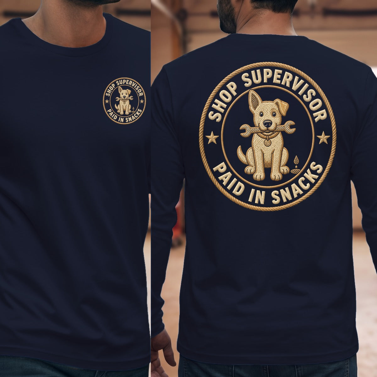 Navy | Front & Back