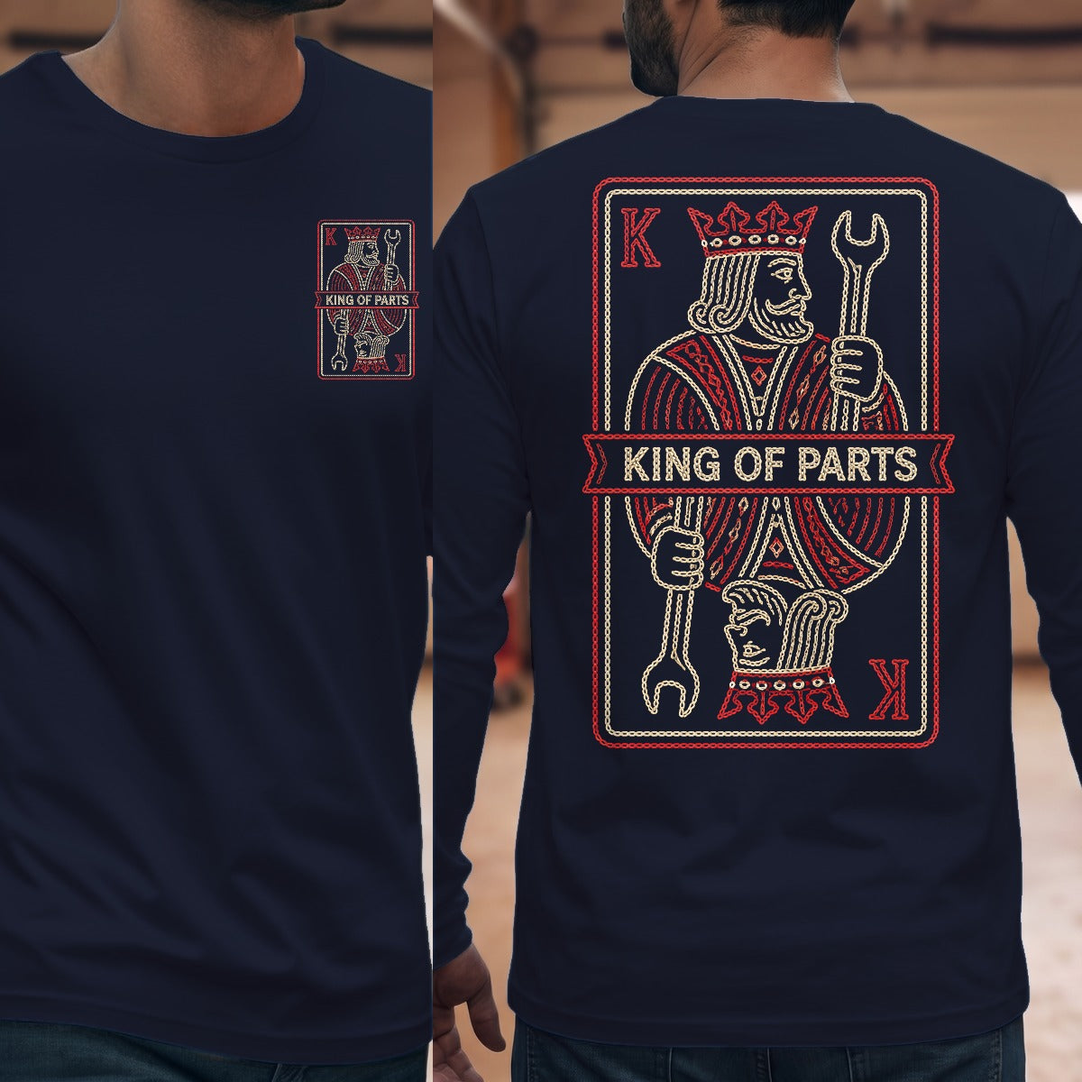 Navy | Front & Back