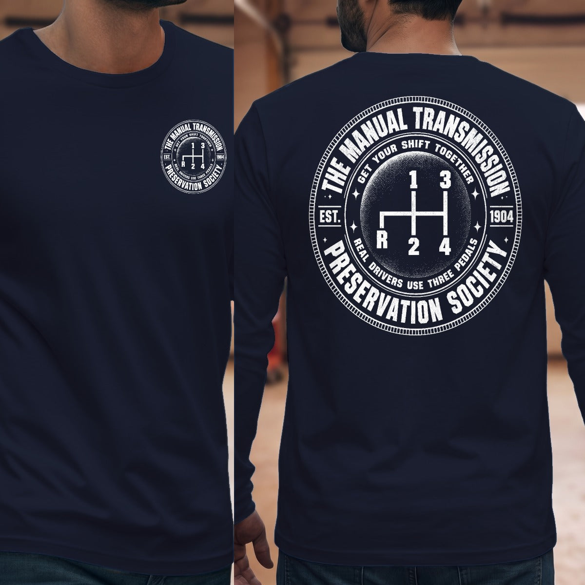 Navy | Front & Back