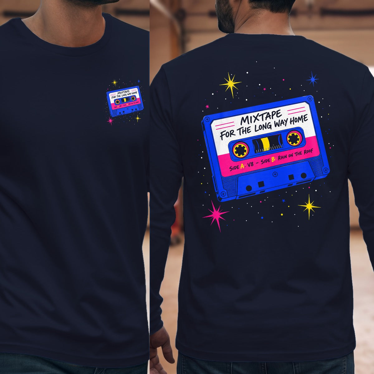 Navy | Front & Back