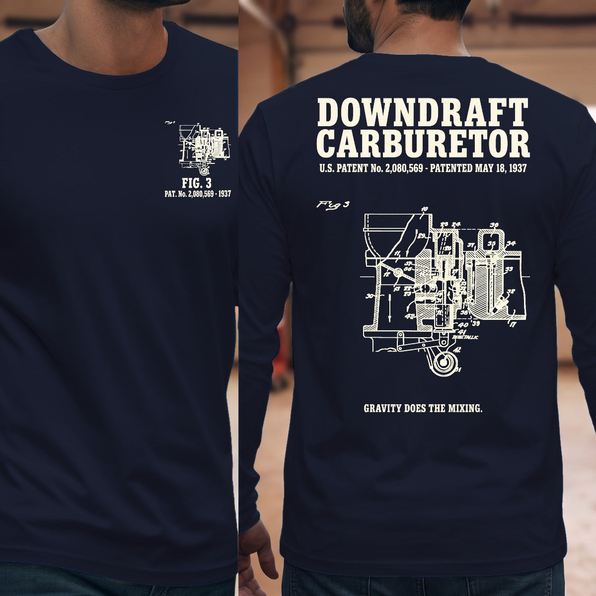 Navy | Front & Back