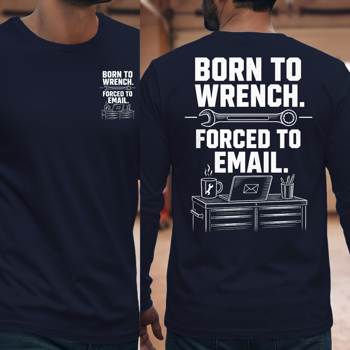 Navy | Front & Back