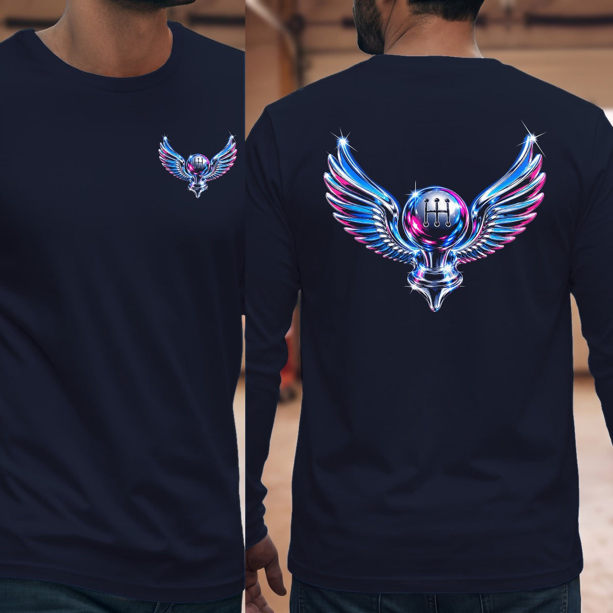 Navy | Front & Back