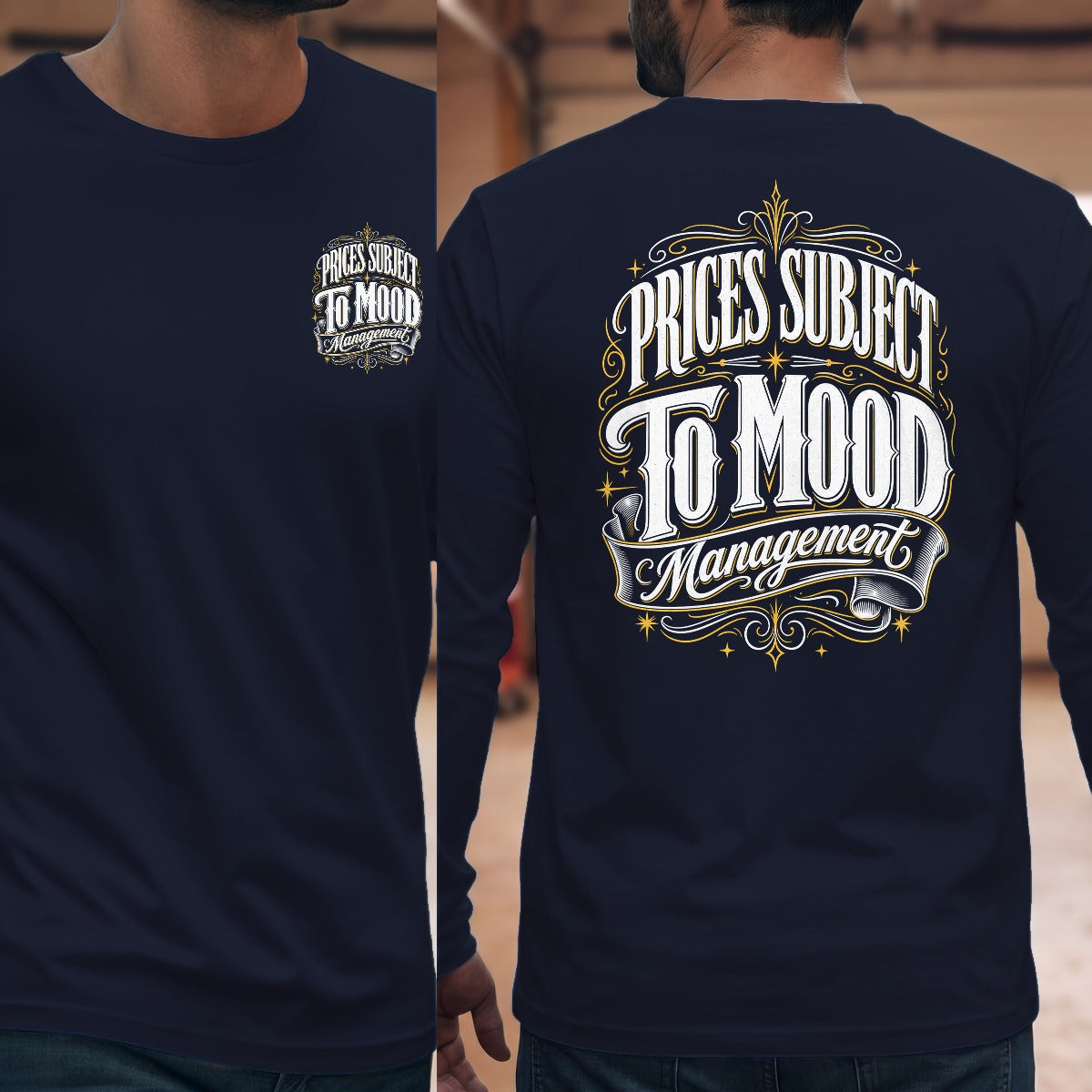 Navy | Front & Back