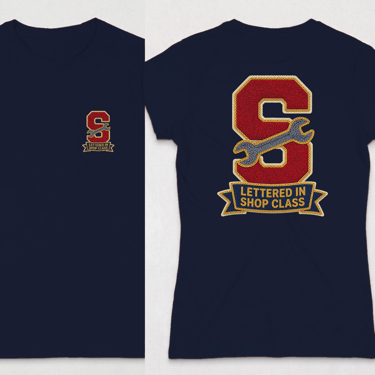 Navy | Front & Back