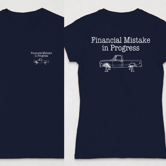 Navy | Left Chest + Back