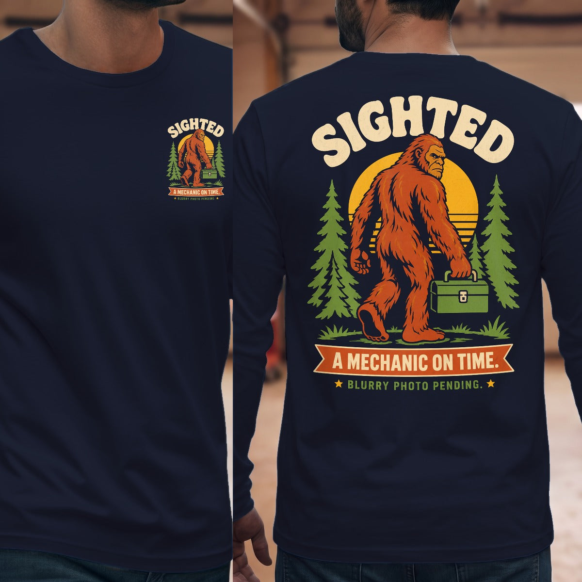 Navy | Front & Back