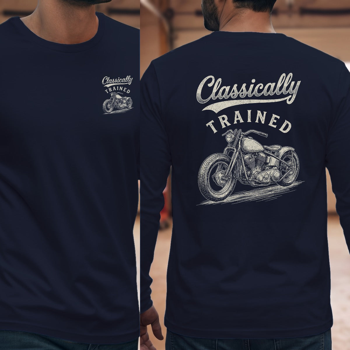 Navy | Front & Back