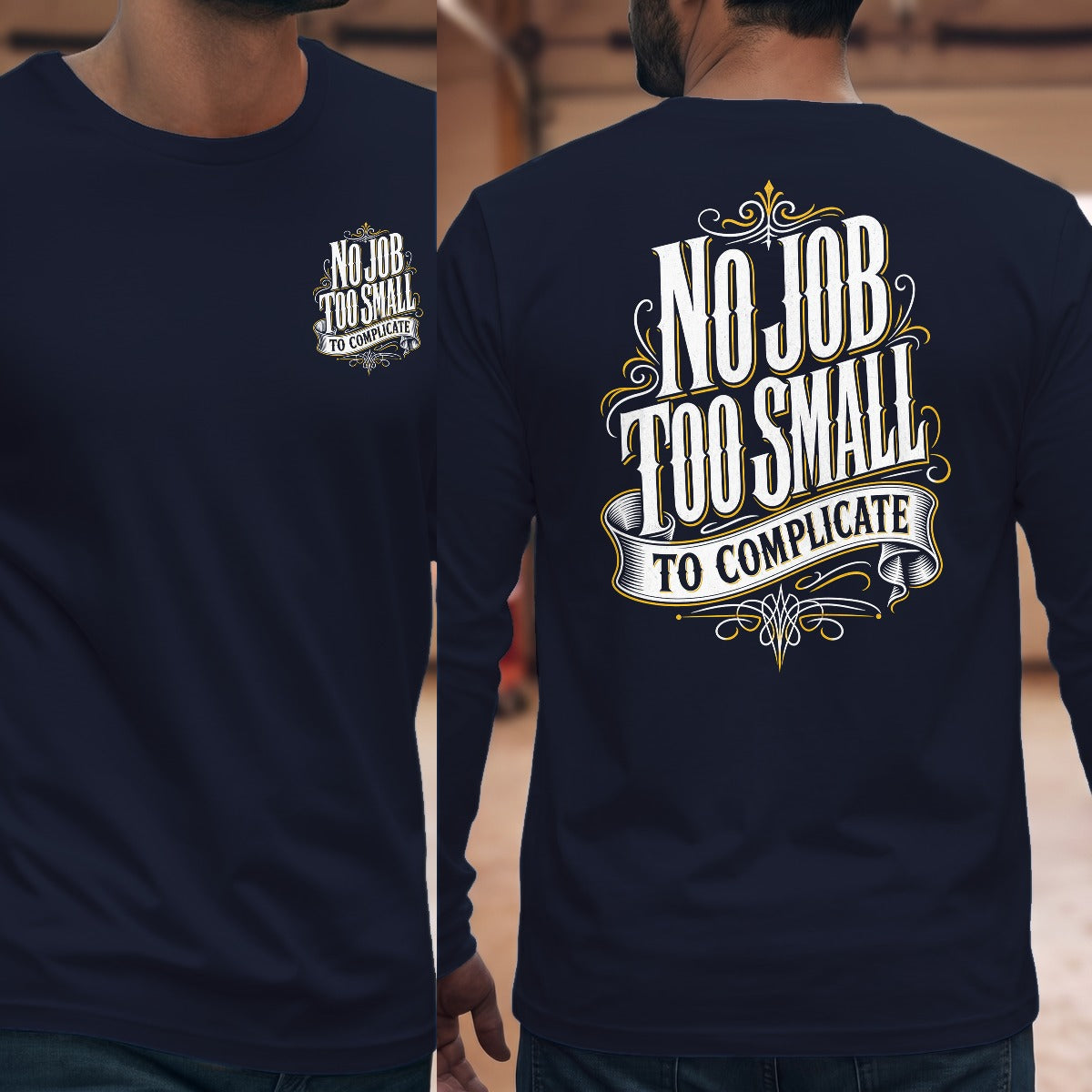 Navy | Front & Back