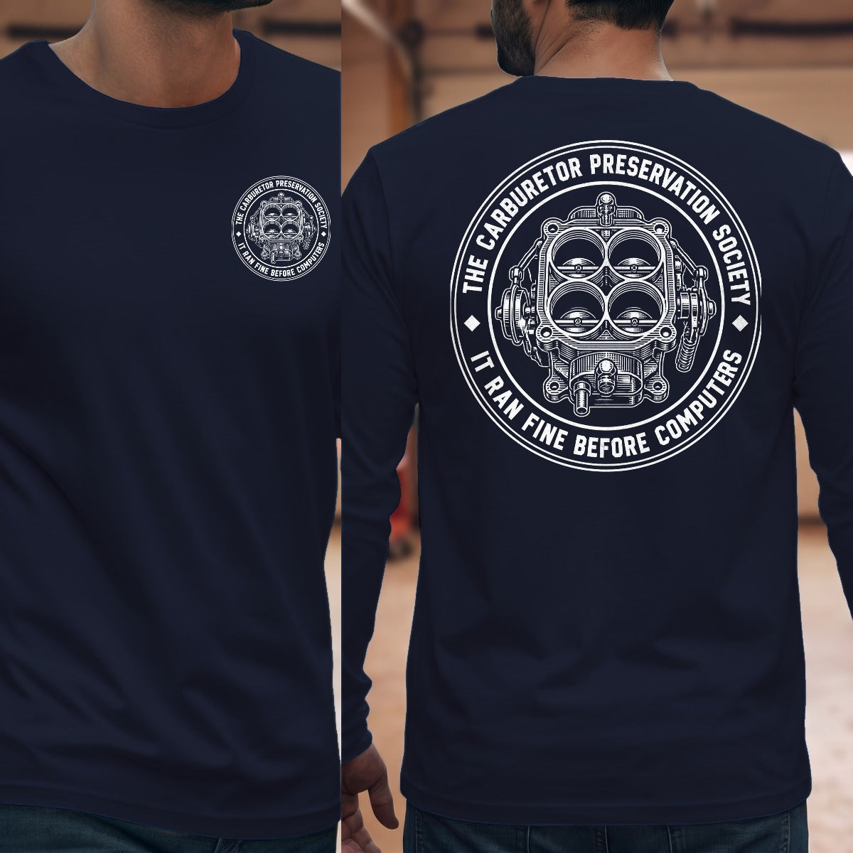 Navy | Front & Back