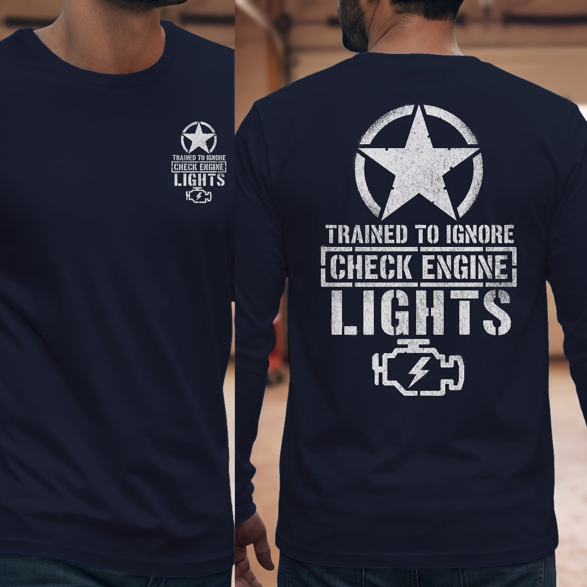 Navy | Front & Back