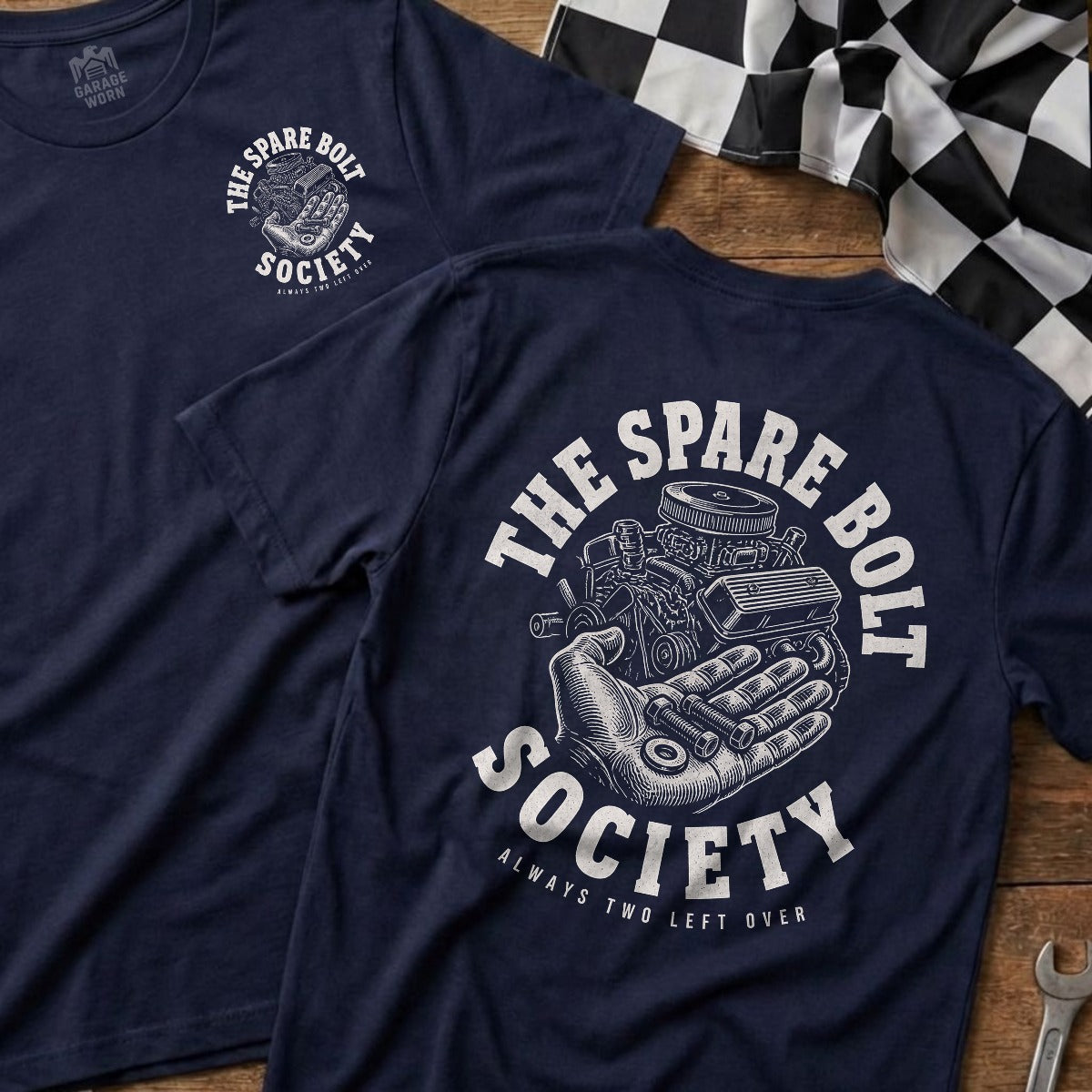 Navy | Front & Back