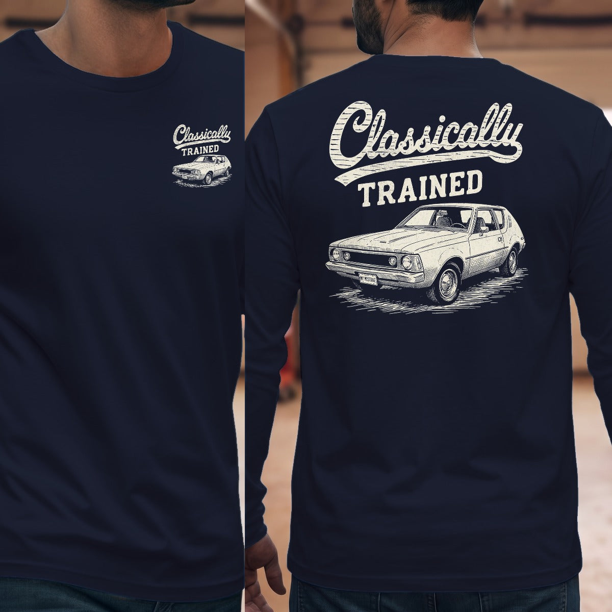 Navy | Front & Back