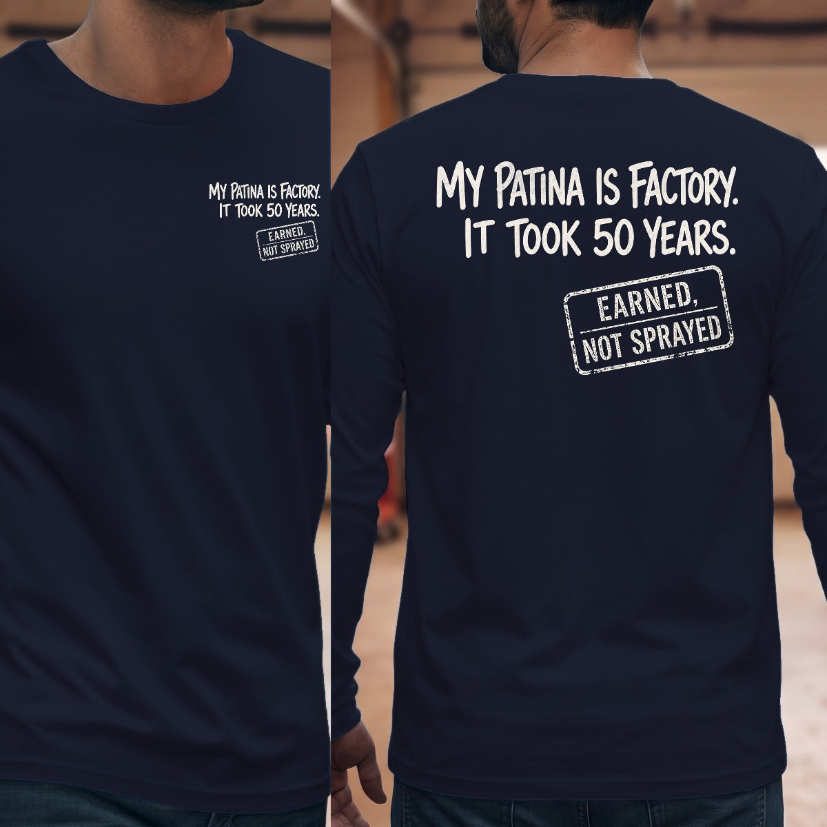 Navy | Front & Back