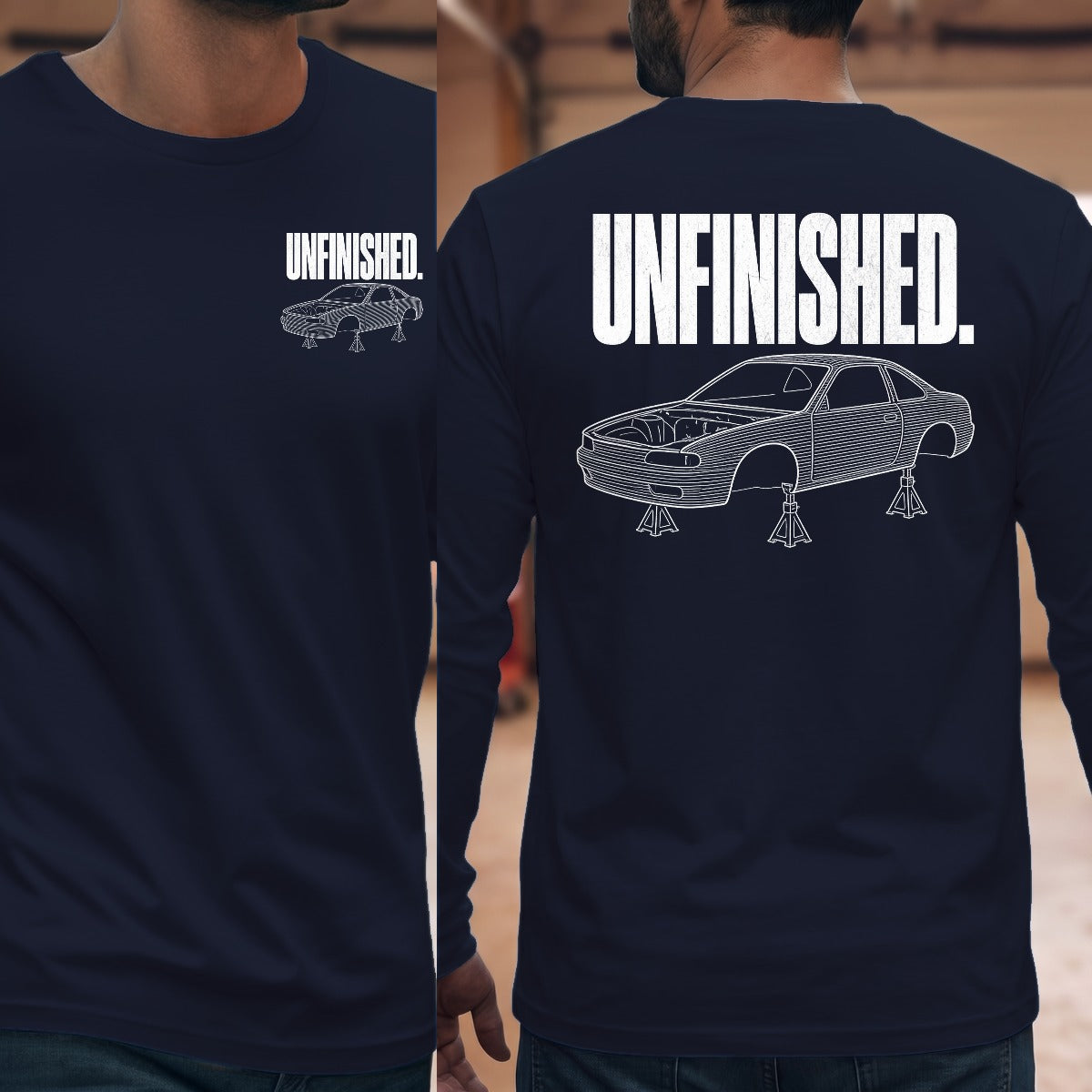 Navy | Front & Back